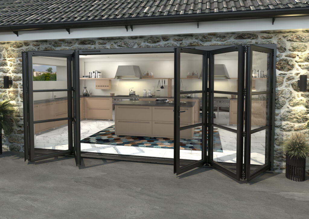 Climadoor Heritage Aluminium Bifold Doors - Part Q Compliant