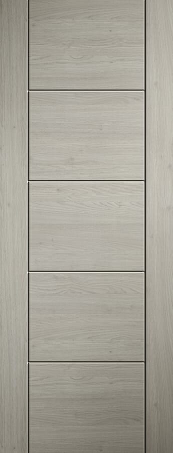 Ladder 5 Panel Light Grey Laminate Door