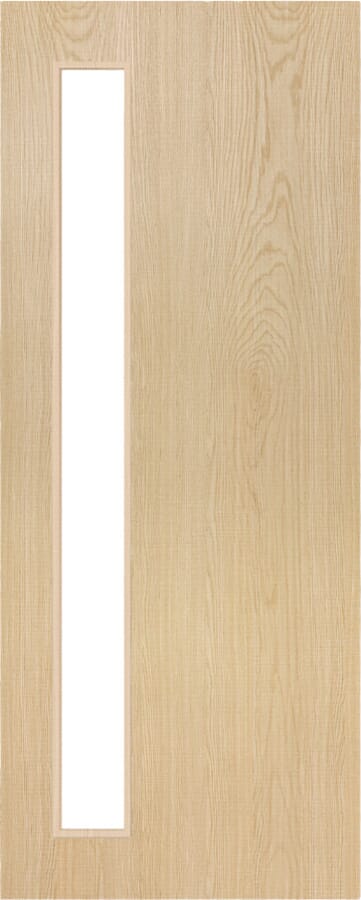 Architectural Ash 06 Frosted Glazed – Prefinished Fire Door Blank
